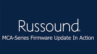 MCA-Series Firmware Update In Action