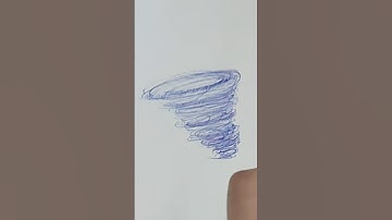 How To Draw Easy Tornado Drawing Step By Step #drawing #tornado #shorts #omarts