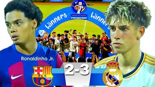 Barcelona U18 vs Real Madrid U18 Highlights • Torneo de Indonesia Final
