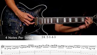 4 Notes Per String 2-1-4-3