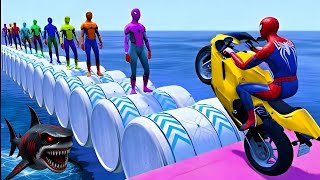 Marvel &amp; Dragon Ball Truck Racing: Spiderman's Mega Challenge - GTA 5 || #10