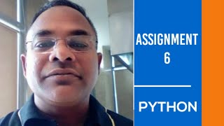 python assignment 6