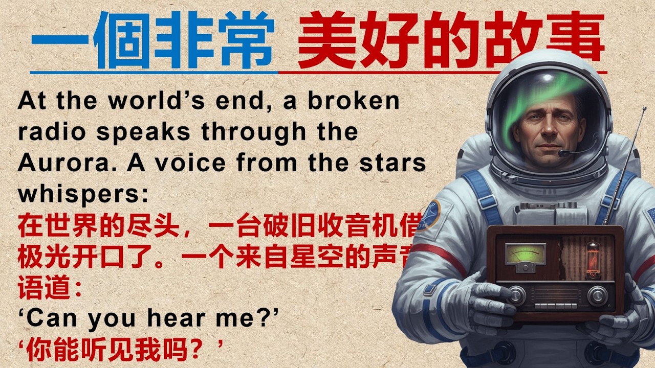 適合初學者的英文故事：The Aurora | 慢速聽力與閱讀練習 | English Story Level 1