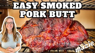 EASY SMOKED PORT BUTT| Overnight Pork Butt on the Pit Boss Pro Series Vertical for Pulled Pork