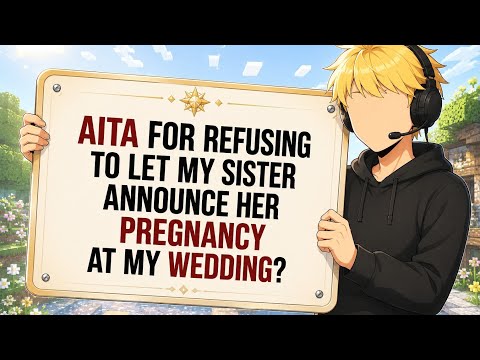 AITA for Refusing to Let My Sister Announce Her Pregnancy at My Wedding?