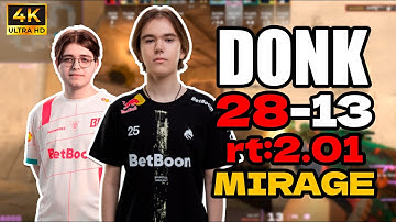 🔥donk (28-13) rt:2.01 w/Magnojez +VOICE COMMS (mirage) l EU FACEIT RANKED l #cs2 #pov