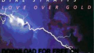 dire straits  - It Never Rains - Love Over Gold