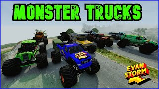 Monster Truck Gaming with BeamNG.drive 8 Truck Downhill Racing and Mod Play screenshot 4