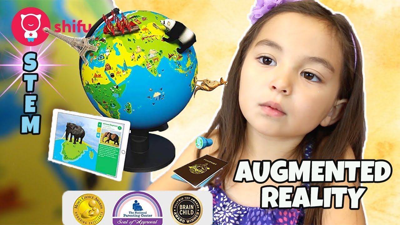 STEM Augmented Reality Globe | Learn about Places, Animals, Culture | Shifu Orboot
