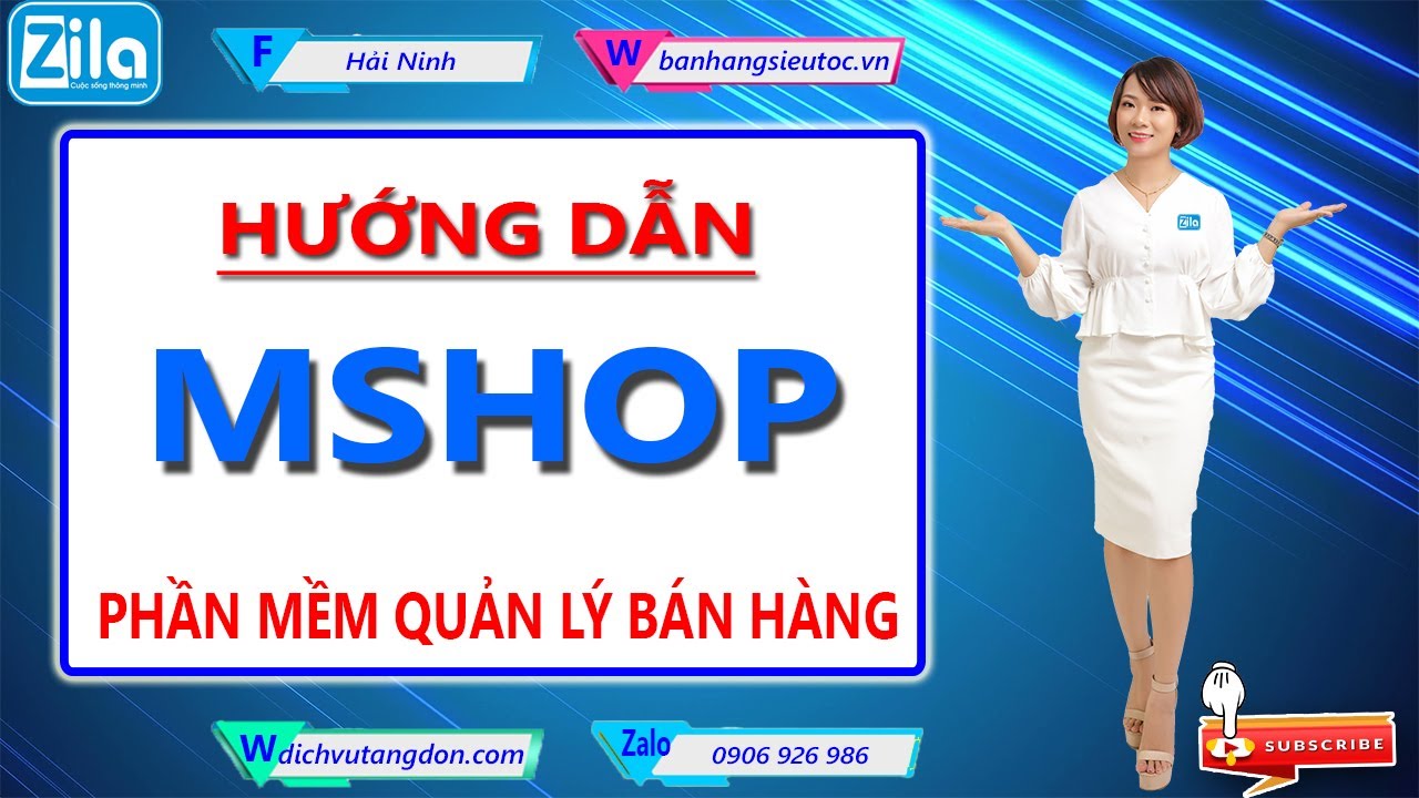Hướng Dẫn MSHOP Phần Mềm Quản Lý Bán Hàng | HẢI NINH - CHUYÊN GIA KINH DOANH - YouTube