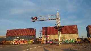 Monster EB BNSF Port Stack/Empty Ethanol Train At Hodge CA! #bigbossrailfanner