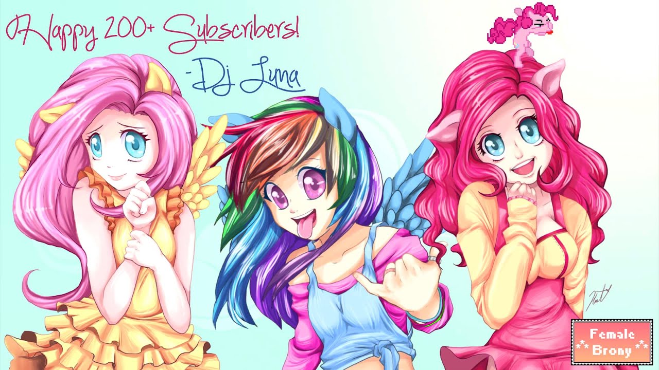 Caramelldansen My Little Pony Version (200th Sub Video) DJ Luna