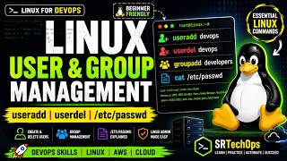 Linux User & Group Management | useradd, userdel, group management, /etc/passwd