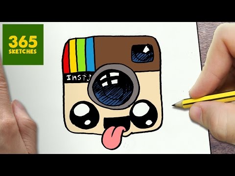 HOW TO DRAW A FACEBOOK LOGO CUTE Easy step by step drawing lessons for  kids  YouTube