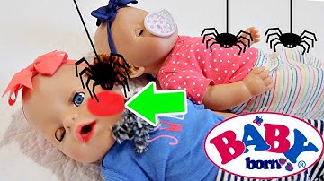 💖💖Baby Born Twin Gets a SPIDER BITE‼️🕷 Why Do We Have Spiders⁉️ Will She Be Okay⁉️ 🙁