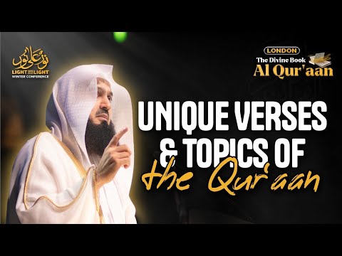 NEW Unique Verses And Topics Of The Qur Aan Mufti Menk In ExCel London