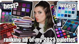Ranking ALL Of The Palettes I Tried In 2023
