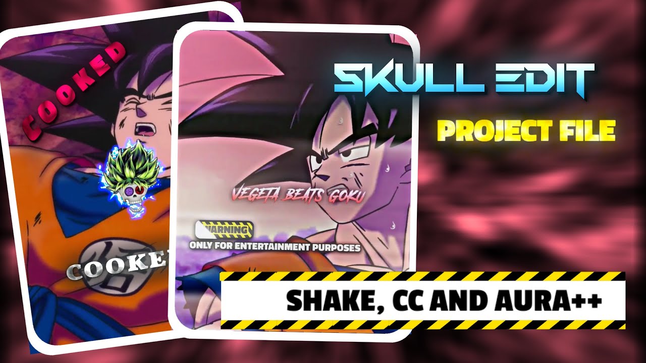 Skull Edit Pack/Tutorial After Motion Z 💀 | Project Files Included | CC, SHAKE AND CLIPS🔥