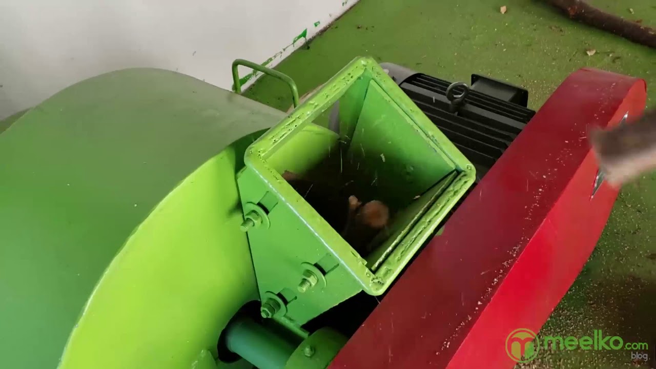 Meelko - Trituradora de troncos, maderas, chipeadora y molienda de madera aserrín.