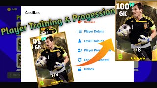 100 Rated Casillas Training & Player Progression Tutorial Full Details In eFootball 2022 Mobile