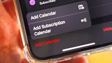 ANY iPhone How To Add Subscribed Calendar!
