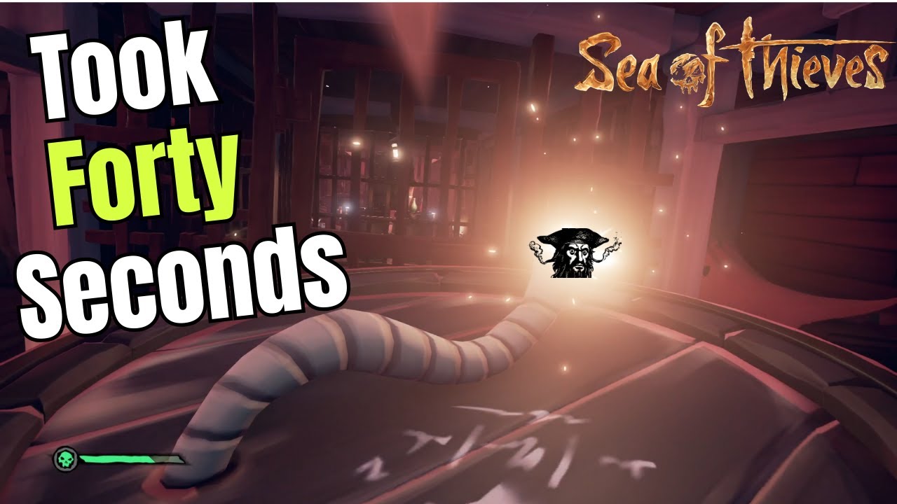 Sinking a Burning Blade with a Black Powder Keg in Sea of Thieves