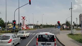 Nevşehir, Avanos, Kayseri arası yol manzarası.