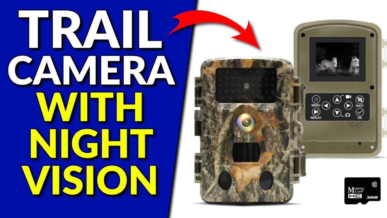 LANMODO Trail Camera with Night Vision YouTube