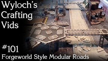 DIY Forgeworld Roads for Warhammer 40k