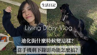 日記vlog/手機沒電超慌張？自己逛迪化街能多荒謬？台北101新咖啡廳景點！