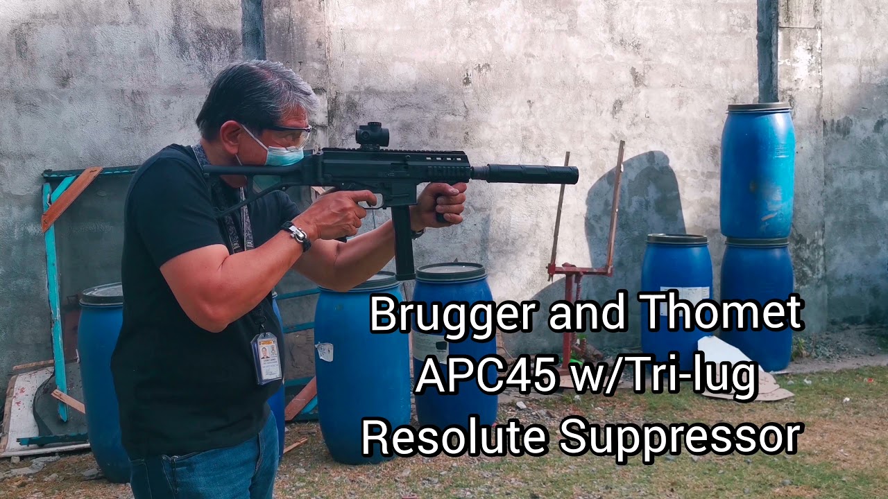 Resolute Suppressor on B&T APC45