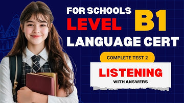 LANGUAGECERT ESOL Listening Practice Test for Schools | Achiever Level B1 | With Answers