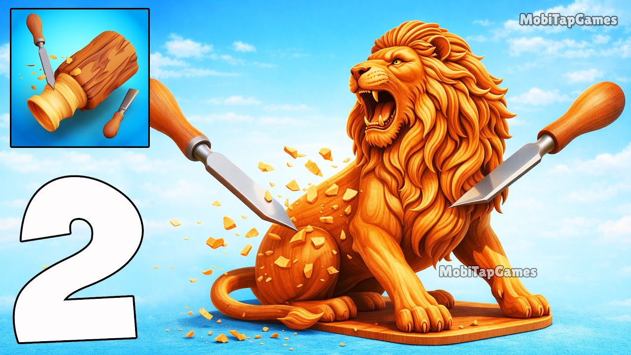 Woodturning – Satisfying Wood Carving Gameplay Walkthrough Part 2 (iOS, Android)