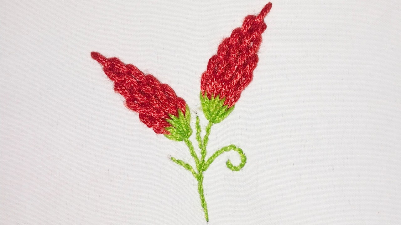 Beautiful flowers|| lovely flower making with hand embroidery | hand embroidery for beginners |