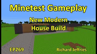 Minetest Gameplay EP269 Starting a New Modern House Build screenshot 5
