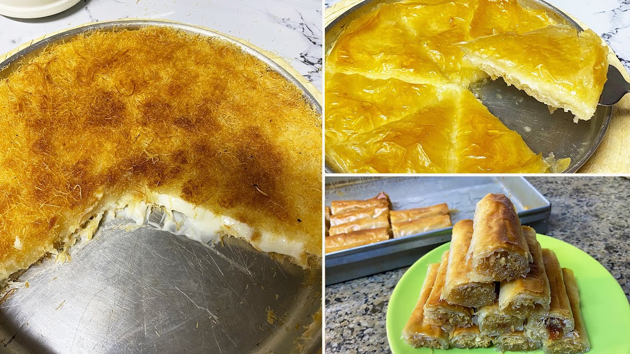 أحفظوها عندكم لرمضان❗️ أقوي3 وصفات لسفره رمضان بعد الفطارهتوفر عليكي كتير(كنافة كريمة،جلاش)