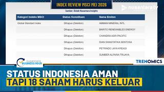 18 Saham RI Didepak dari Indeks MSCI, Apa Dampaknya ke Pasar? | NBH