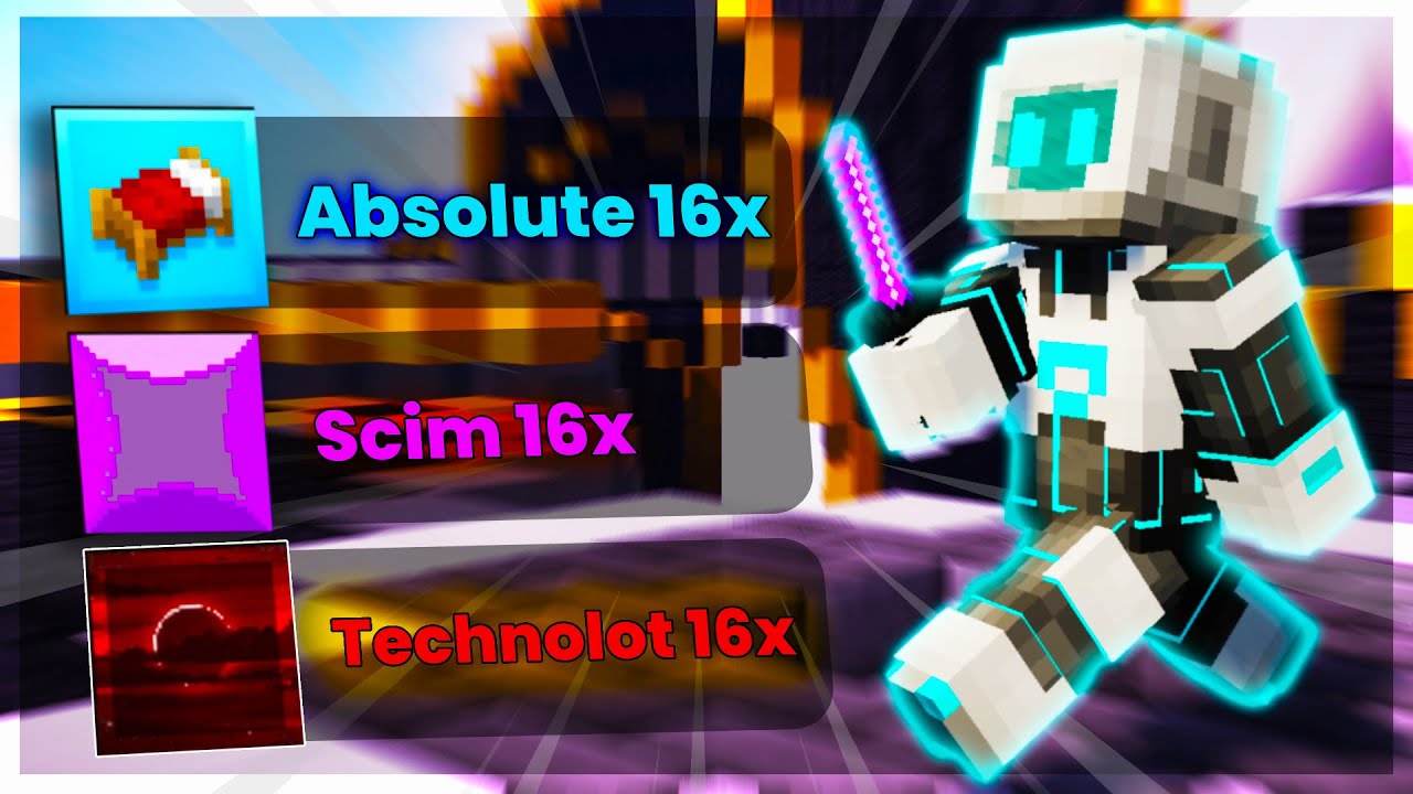 Top 3 New BEST 16x Bedwars/PvP Texture Packs - FPS Boost (1.8.9) - YouTube