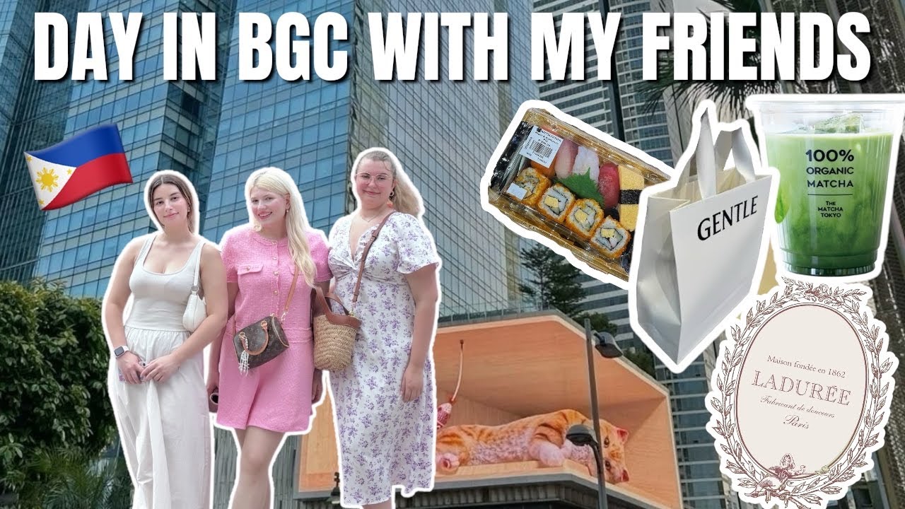 EXPLORING BGC MANILA 🇵🇭 | MITSUKOSHI MALL, LADURÉE & SHOPPING 😍 | Elisa & Rei💗