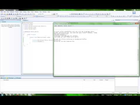 [C#.NET]Hello World! Tutorial