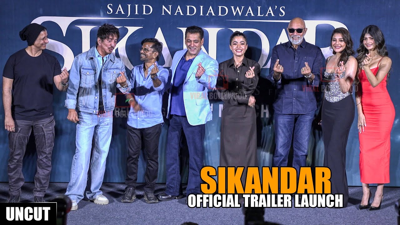 UNEDITED - Sikandar | Official Trailer Launch | Salman Khan, Rashmika, Kajal, Sathyaraj | Murugadoss
