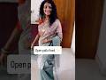 Open Pallu Won’t Stay? Try This Pin + Band Hack ✨ #Shorts