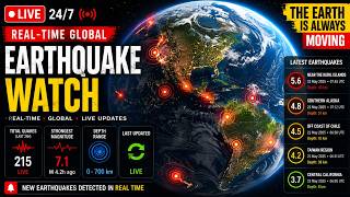 🔴 LIVE Earthquake Monitor 24/7 | Real-Time Global Earthquake Tracker 🌍 | September 1, 2026