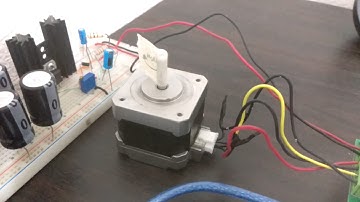 Control de motor a pasos bipolar con velocidad fija por medio de Arduino UNO y Drive TB6560