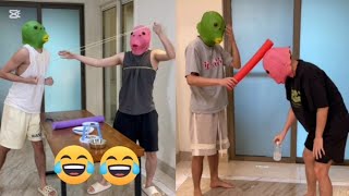 China funny tiktok 😂 try not to laugh challenge 😆 funny game 😅🤣