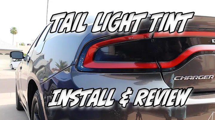 Dodge Charger 2015 - 2020 Tail Light Tint Installation