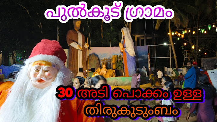 14 ഓളം പുൽകൂടുകളും 30അടി പൊക്കം ഉള്ള തിരുകുടുംബ ശില്പവും #chrismascelebration #chrismascrib
