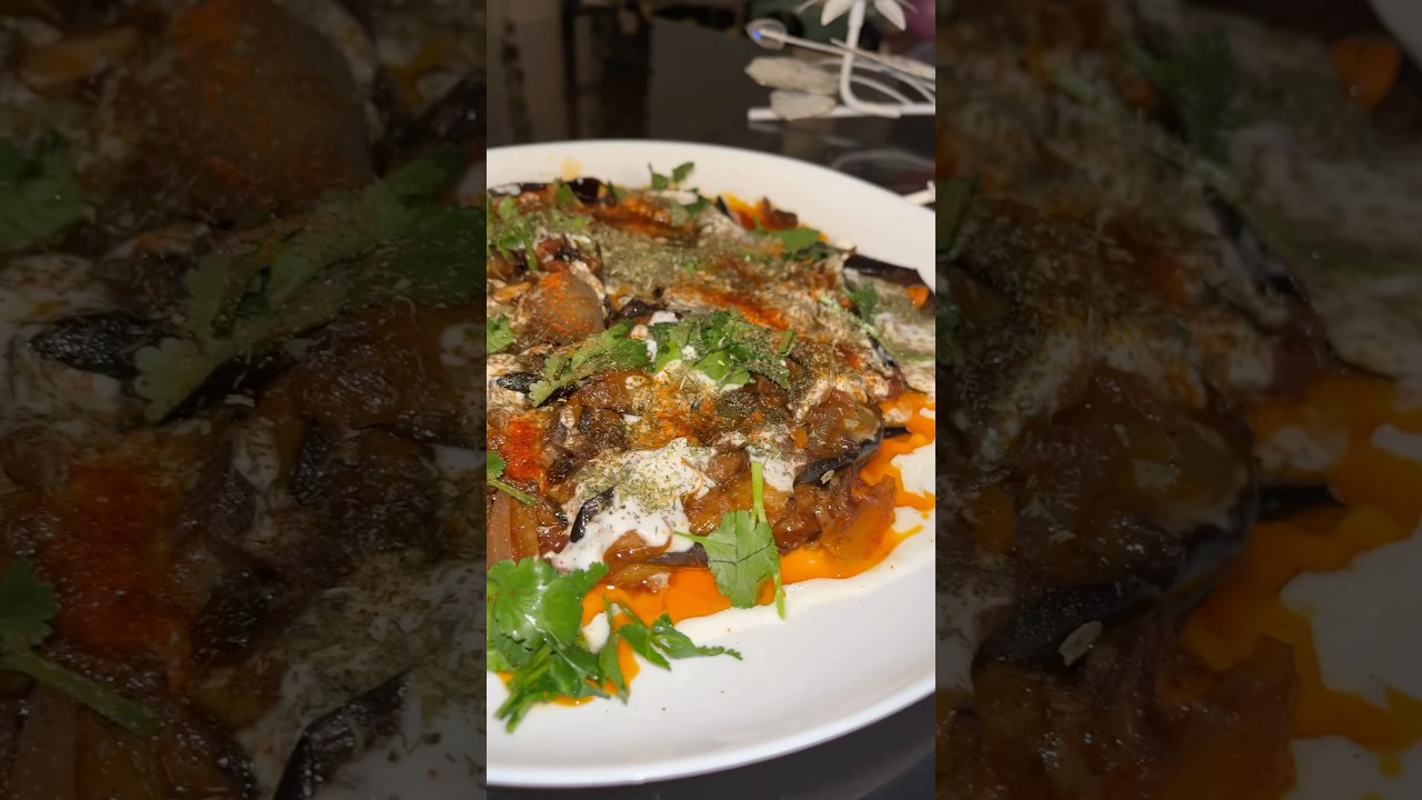 Famous eggplant recipe. Burani banjan 