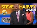 When STEVE HARVEY Is The Question! Funny Moments On Family Feud USA!