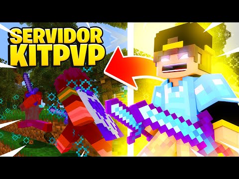 O MELHOR SERVER DE KIT PVP DE MINECRAFT PING BR/ KITS EXCLUSIVOS! - JAVA E BEDROCK! #minecraft